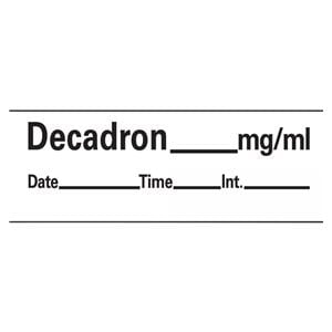 Decadron Tape White 1.5"x1/2" 333/Rl 333/Rl