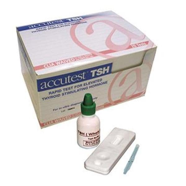 Accutest TSH: Thyroid Stimulating Hormone Test CLIA Waived 20/Bx