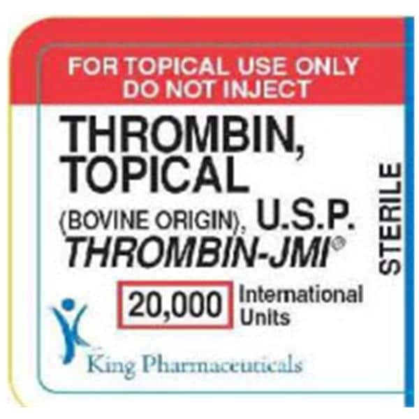 Thrombin-JMI Topical Solution 20,000IU Vial Each