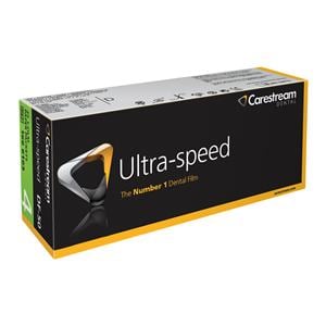 Ultra-Speed Intraoral X-Ray Film DF-50 Size 4 D Speed 25/Bx