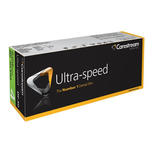 Ultra-Speed Intraoral X-Ray Film DF-50 Size 4 D Speed 25/Bx