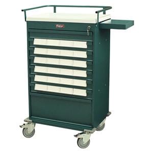 Value Line Medication Cart 44-3/4x29-1/2x22-1/2 5" Swivel Caster Key Lock