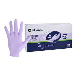 Lavender Nitrile Nitrile Exam Gloves X-Small Lavender Non-Sterile
