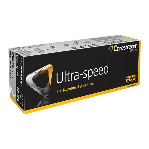 Ultra-Speed Intraoral X-Ray Film DF-57C Size 2 D Speed 100/Bx, 50 BX/CA