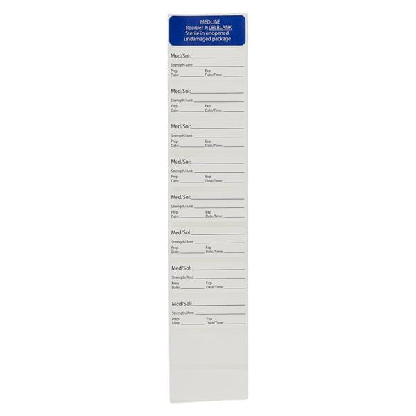 Labels O.R. Sterile Blank 0.5x1.75 200/Ca 200/Ca