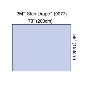Steri-Drape 78x59" Strl Surgical Drape/Sheet/Backtable Cover Pack Nfen