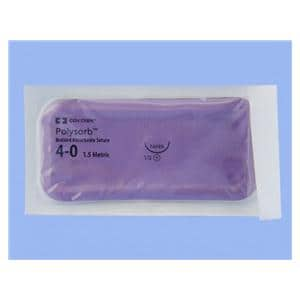 Polysorb Suture 4-0 30" Polyester Braid CV-23 Undyed 36/Ca