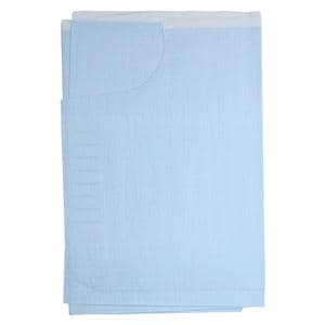 Exam Gown 30"x42" Bl Medium / Large Tissue / Poly / Tissue Disposable 50/Ca