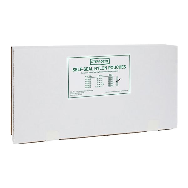 Steri-Dent Sterilization Bag Self Seal 4 in x 10 in 100/Bx