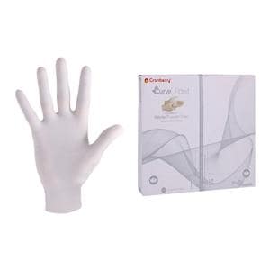 Curve Nitrile Exam Gloves Pro White Non-Sterile