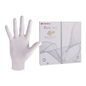 Curve Nitrile Exam Gloves Pro White Non-Sterile