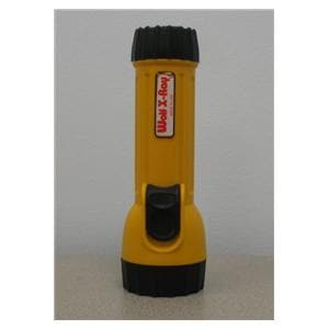 Darkroom Flashlight Black/Yellow GBX 6" Large Ea