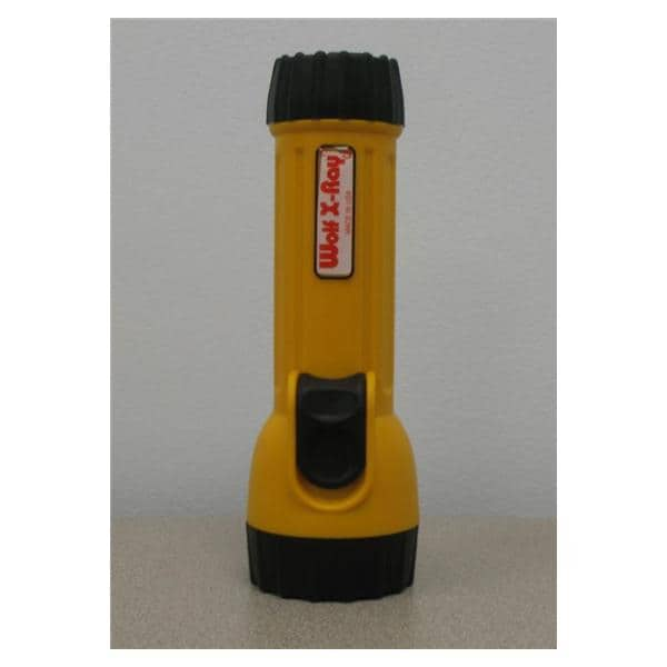 Darkroom Flashlight Black/Yellow GBX 6" Large Ea