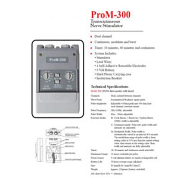 TENS Stimulator 2-Channel Analog With Timer