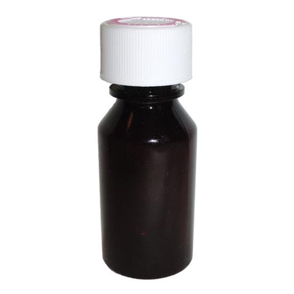 Syrup Bottle Plastic 1oz Amber Reusable Non-Sterile 100/Ca