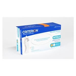 Criterion Colloidal Oatmeal Nitrile Exam Gloves X-Small Standard White NS