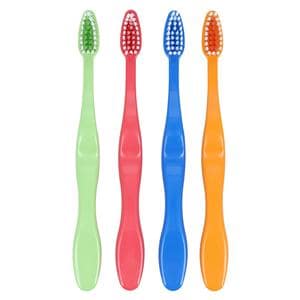 Acclean Toothbrush Assorted Youth 30 Tuft Compact Curvy 72/Bx