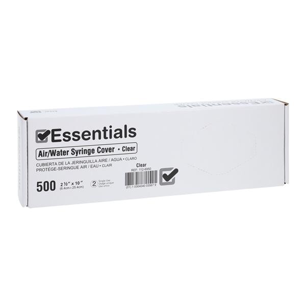Essentials Syringe Cover 2.5 in x 10 in f/ 3-Wy r nd Wtr Syrngs 500/Bx