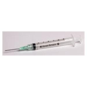 Hypodermic Syringe 20gx1" 3cc Yellow LL Atchd Ndl Cnvntnl No Dead Spc 100/Bx, 8 BX/CA