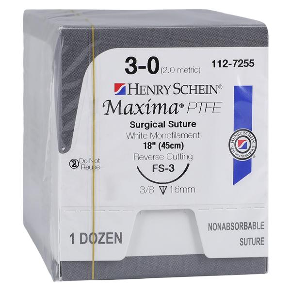 MAXIMA HSI Suture 3-0 18" Polytetrafluoroethylene FS-3 Violet 12/Bx