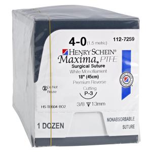 MAXIMA HSI Suture 4-0 18" Polytetrafluoroethylene P-3 Violet 12/Bx