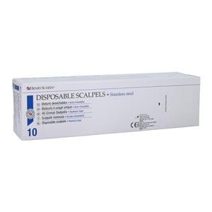 Scalpel #15S Sterile Disposable 10/Bx