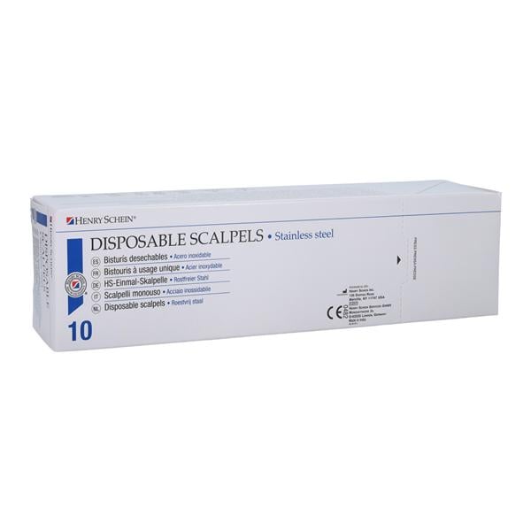 Scalpel #15S Sterile Disposable 10/Bx