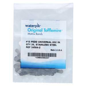 Waterpik Original Tofflemire® Tofflemire Matrix Band .002" Sz Pd Univ 13 36/Pk