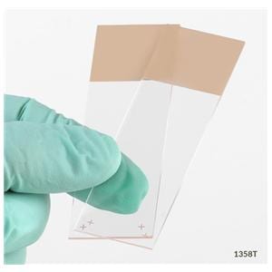 Diamond Frosted Microscope Slide 25x75mm Tan 72x20/Ca