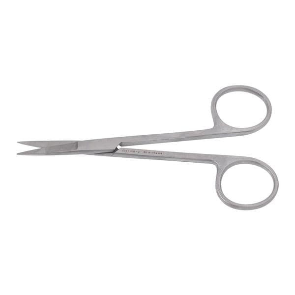 Iris Scissors Straight 4" Stainless Steel Non-Sterile Reusable Ea