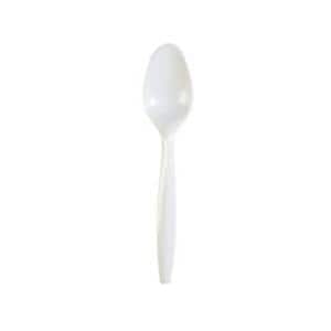 Genuine Joe Dixie Heavy/Medium-Weight Polypropylene Spoons White 1000/Bx