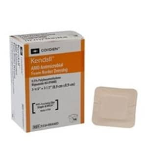 AMD Polyurethane Foam Wound Dressing 4x4" Sterile White Absorbent LF