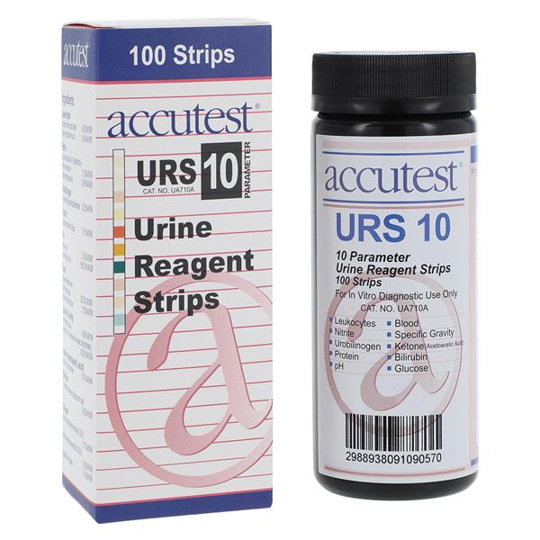 Accutest URS-10 Urinalysis Test Strip 100/Bt