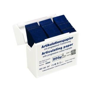 Articulating Paper Strips Blue Refill Box Ea