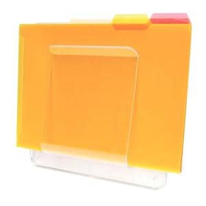 Wall Mount File & Chart Holder 1 Compartment Clear 10"x2"x10" Ea