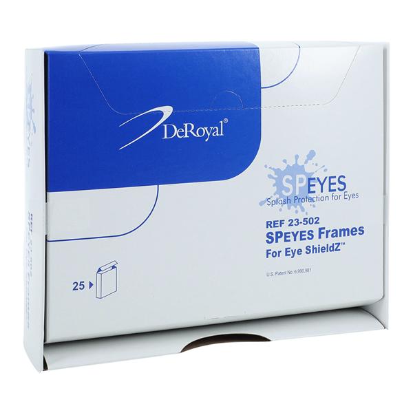 SPEyes X Eye Shield Frame Only Black Reusable 25/Bx
