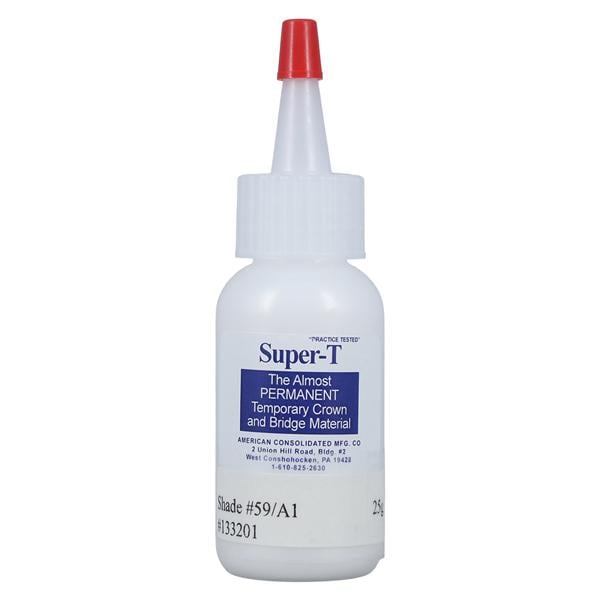 Super T Temporary Crown & Bridge Material 25 Gm Shade 59 Bottle