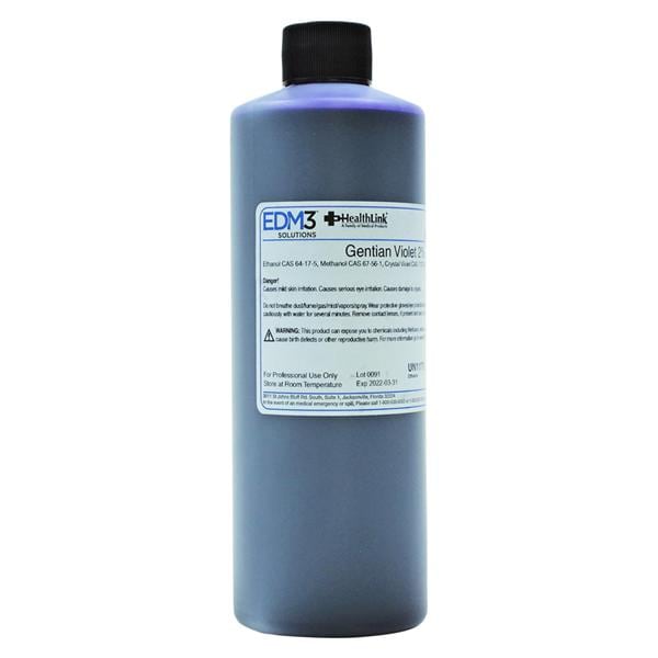 Gentian Violet Stain 2% 16oz Ea