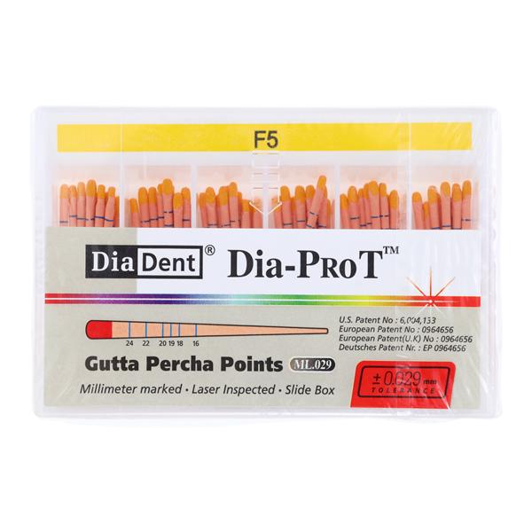 Dia-Pro T Hand Rolled Gutta Percha Points Millimeter Markings 60/Bx