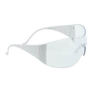 Roma Safety Eyewear Clear Lens / White Frame Ea
