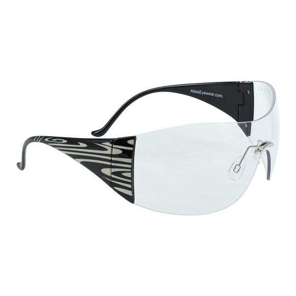 Roma Safety Eyewear Clear Lens / Black & White Swirl Frame Ea