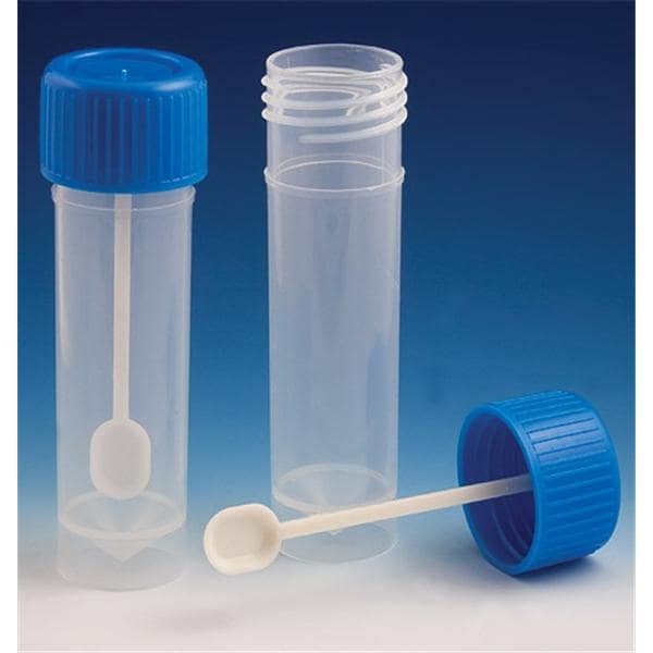 Fecal Container 30mL Polypropylene Non-Sterile 500/Ca