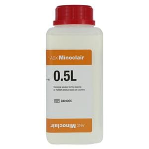 Minoclair Bleach Reagent 500mL For ABX/ Pentra/ Micros Series Ea