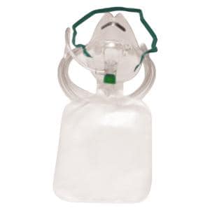 Mask Oxygen Adult Elongated 50/Ca