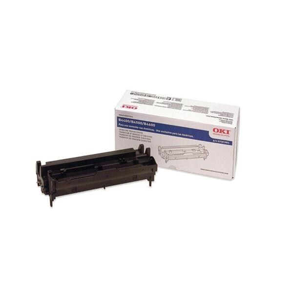 OKI 43501901 High-Yield Black Toner Drum Ea