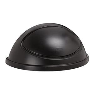 Half Round Trash Can Lid w/Swing Door 4/Pk