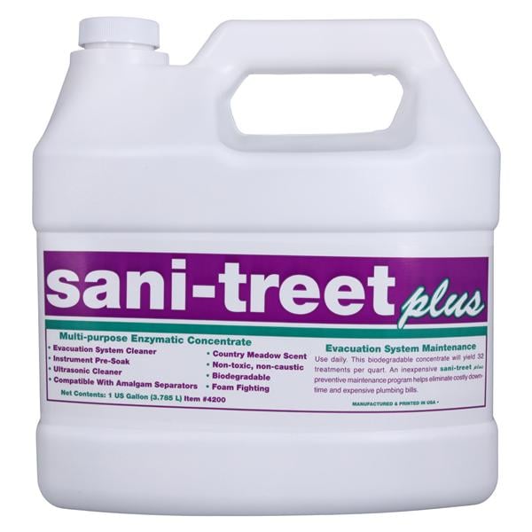 Sani-Treet Plus Cleaner Enzymatic Liquid 1 Gallon Ea, 4 EA/CA