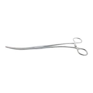 Bozeman Sponge Forcep Curved 10-1/2" Stainless Steel Autoclavable Ea