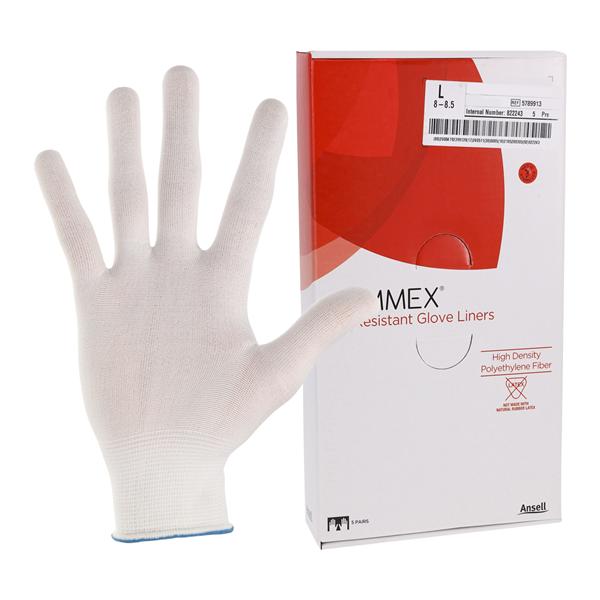 Dyneema Diamond/Nylon/Spandex/Polyester Cut-Resistant Glove Liner Large