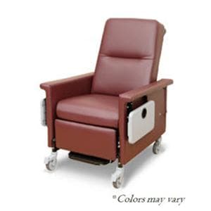 Transport Recliner Powder Coated Steel 300lb Capacity Power Ea